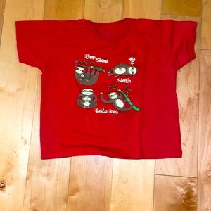 Red sloth shirt